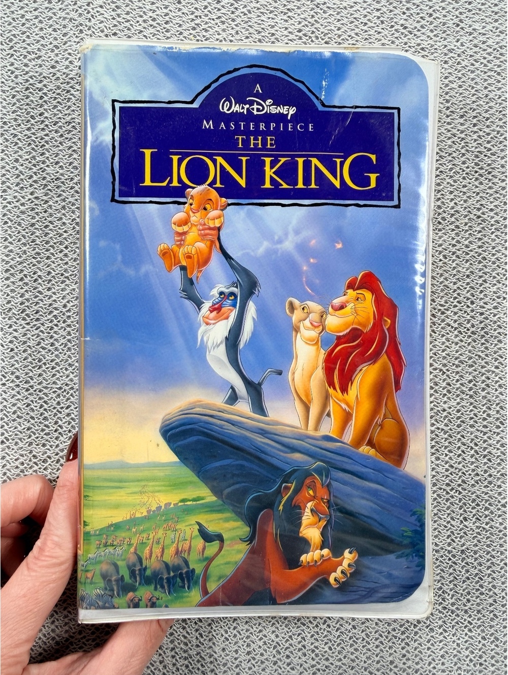 The Lion King VHS Tape - Classic Animated Movie